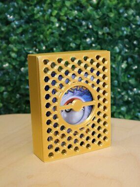 Trading Card Holder, GOLD 3D Printed